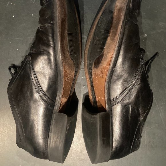 Johnston and Murphy Dress Shoes Black 10.5 Leather main image 5
